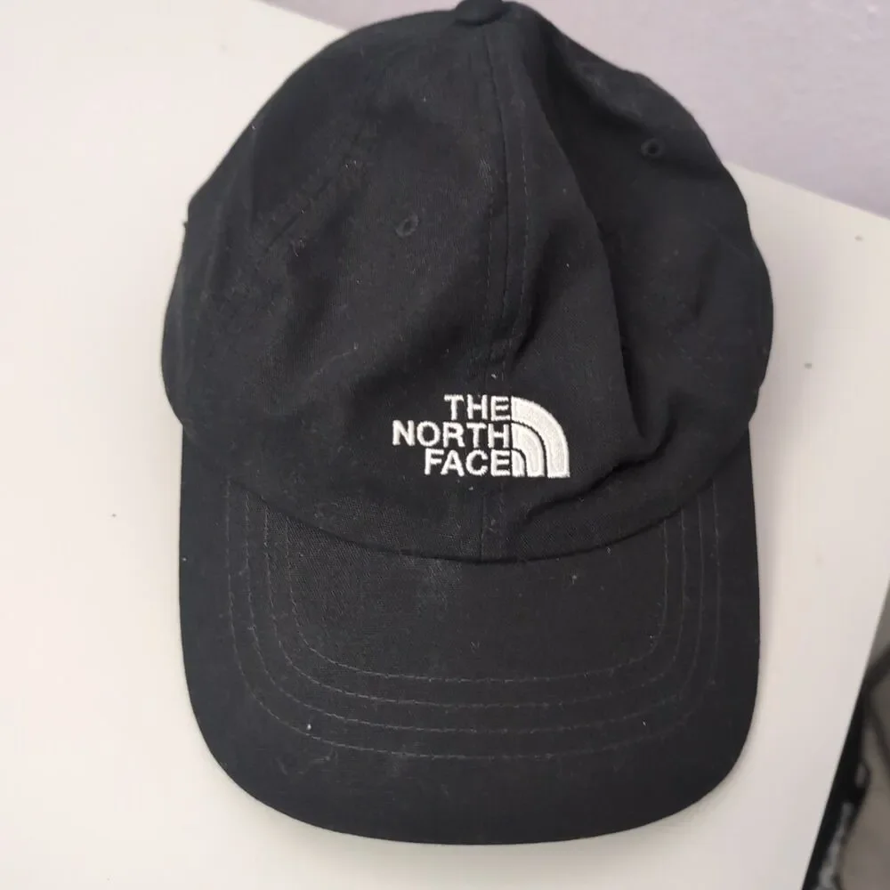The North Face Hat Cap Men Black Adjustable Strap Unstructured Dad Hat Hiking